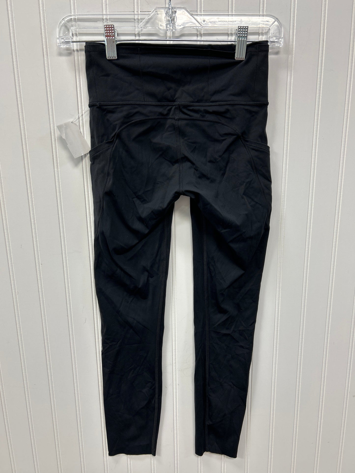 Athletic Leggings By Lululemon In Black, Size:4