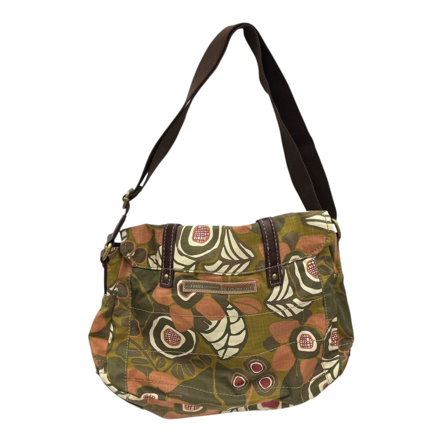 Crossbody By Fossil In Green, Size:Large