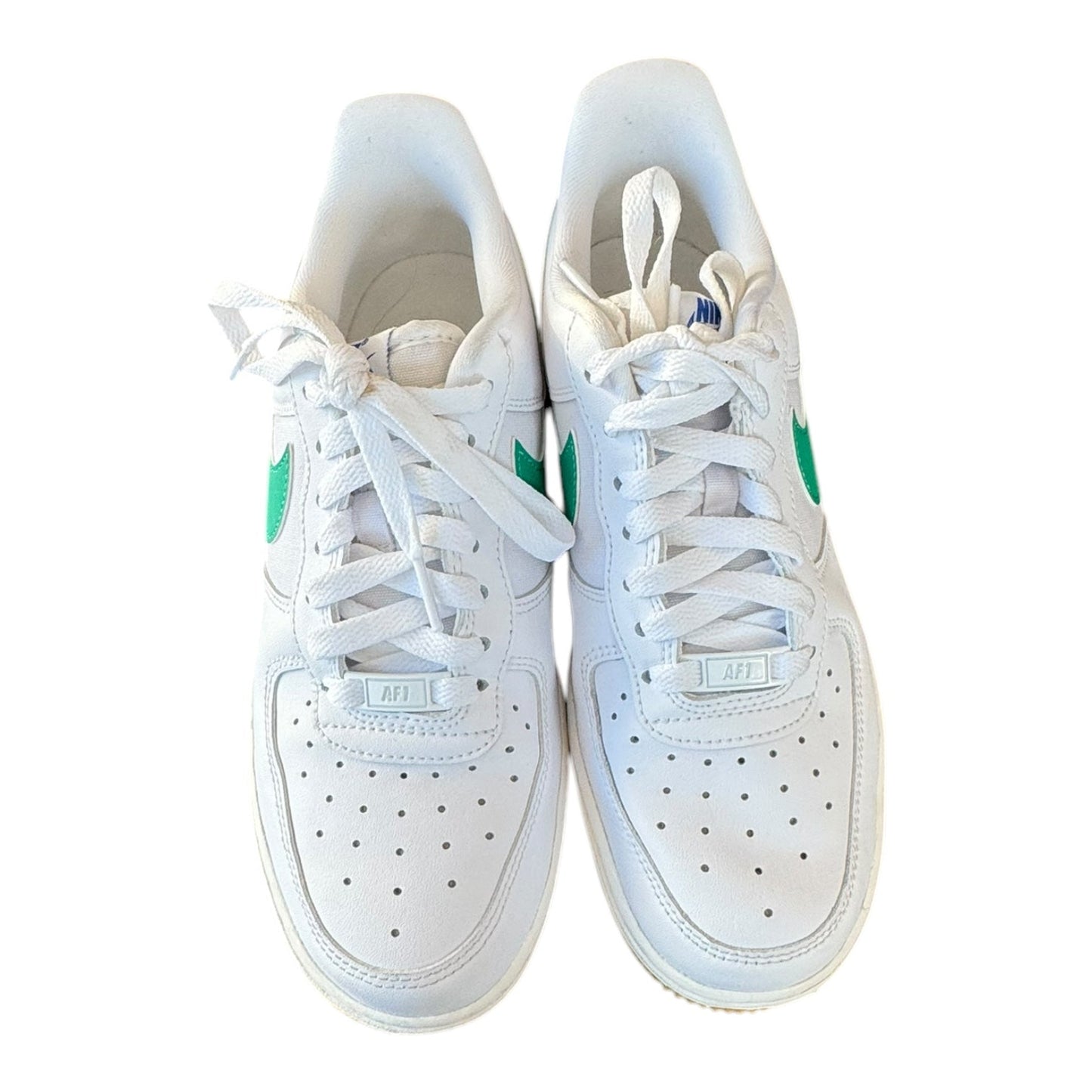 Shoes Athletic By Nike In Green & White, Size:8