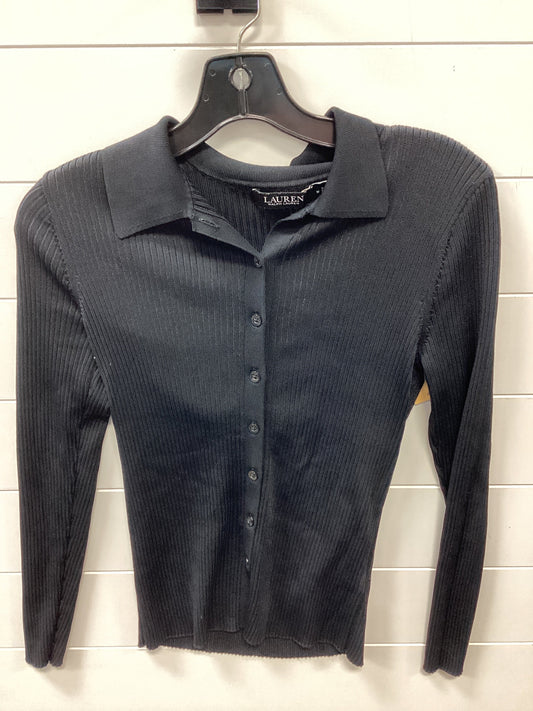 Top Ls By Lauren By Ralph Lauren In Black, Size:M