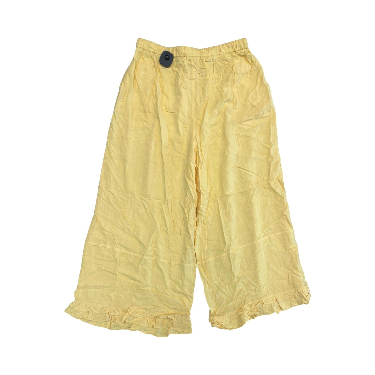 Pants Cropped By Cmc In Yellow, Size:L