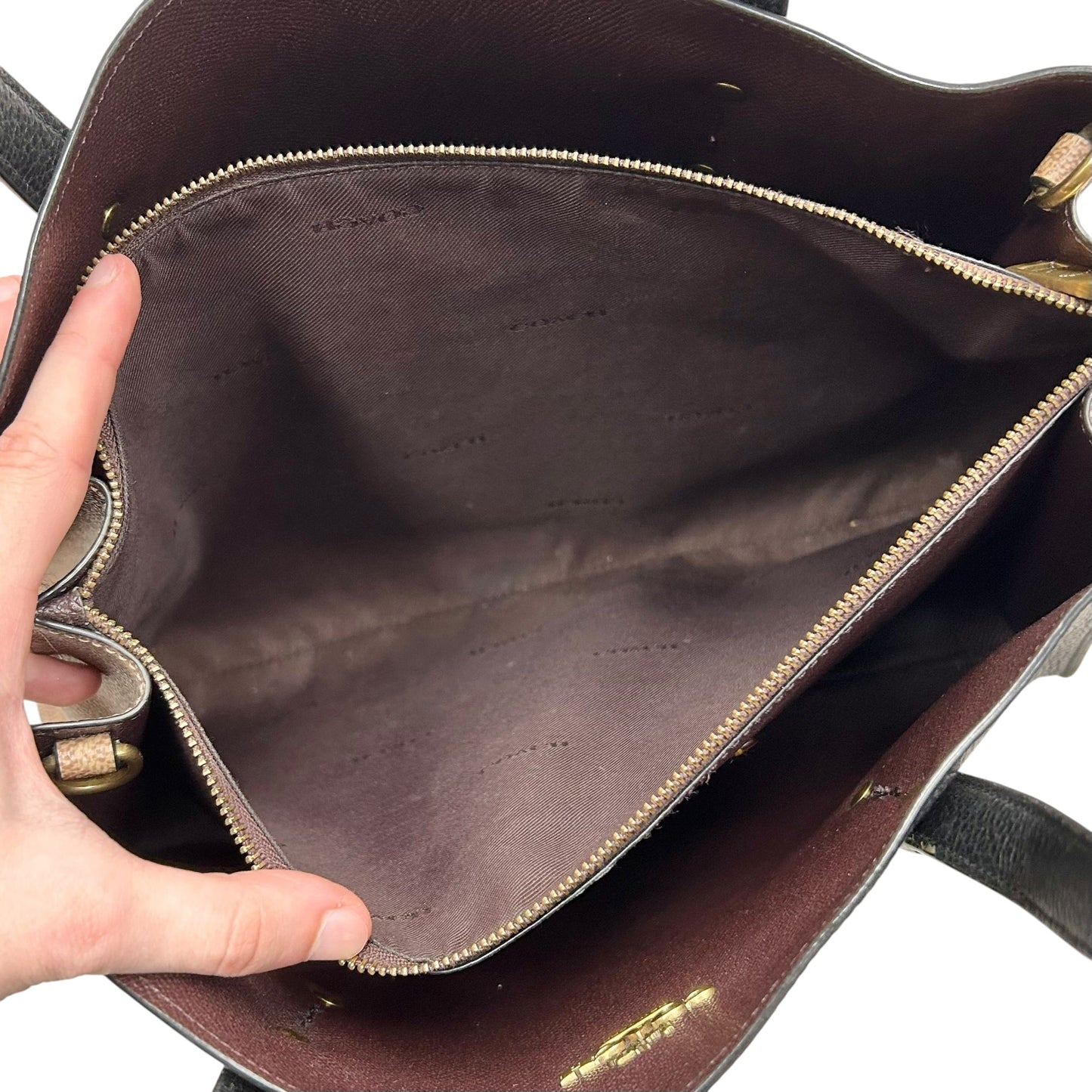 Handbag Designer By Coach, Size: Medium