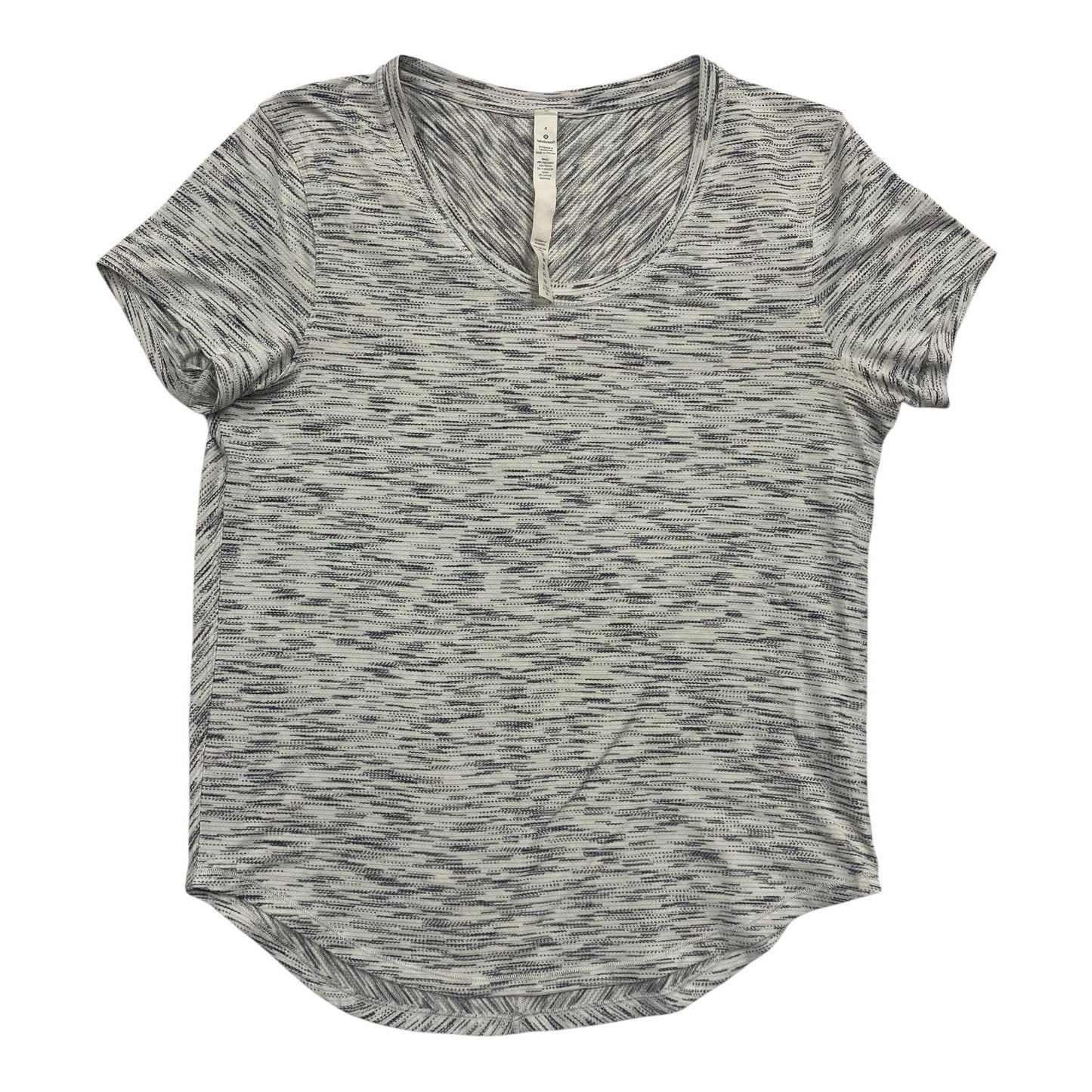 Athletic Top Ss By Lululemon In Multi, Size:4