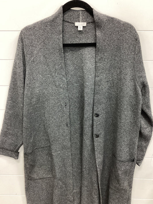 Sweater Cardigan By J. Jill In Grey, Size:Mp