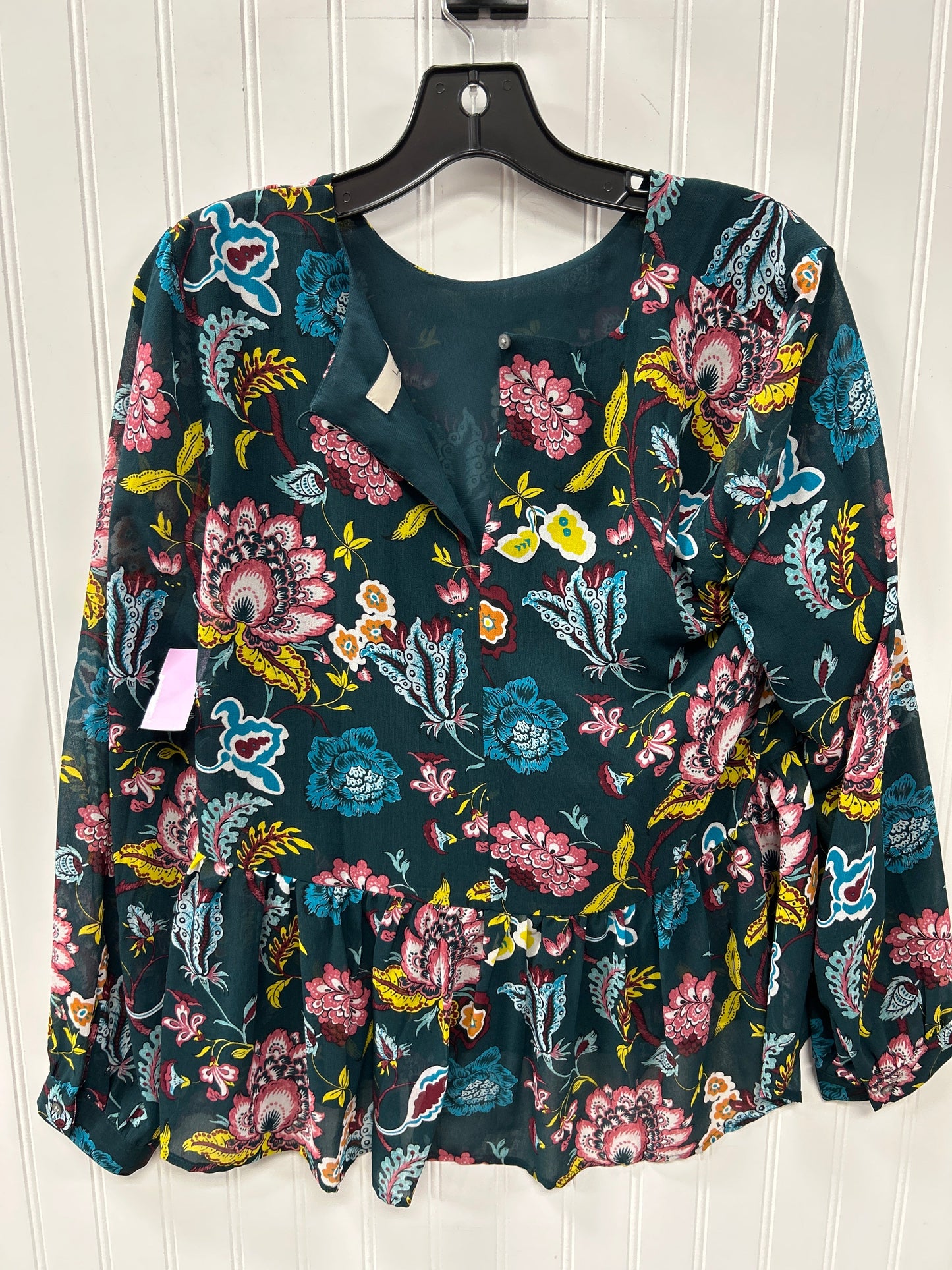 Top Ls By Loft In Green, Size:M