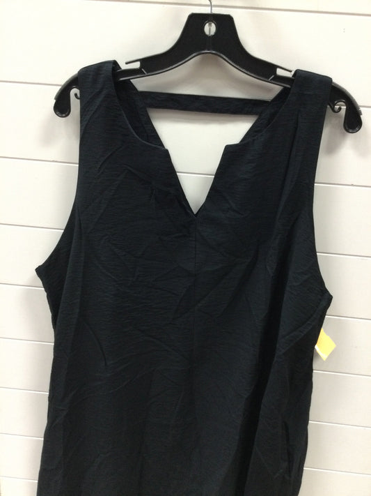 Dress Casual Midi By Banana Republic In Black, Size:1X