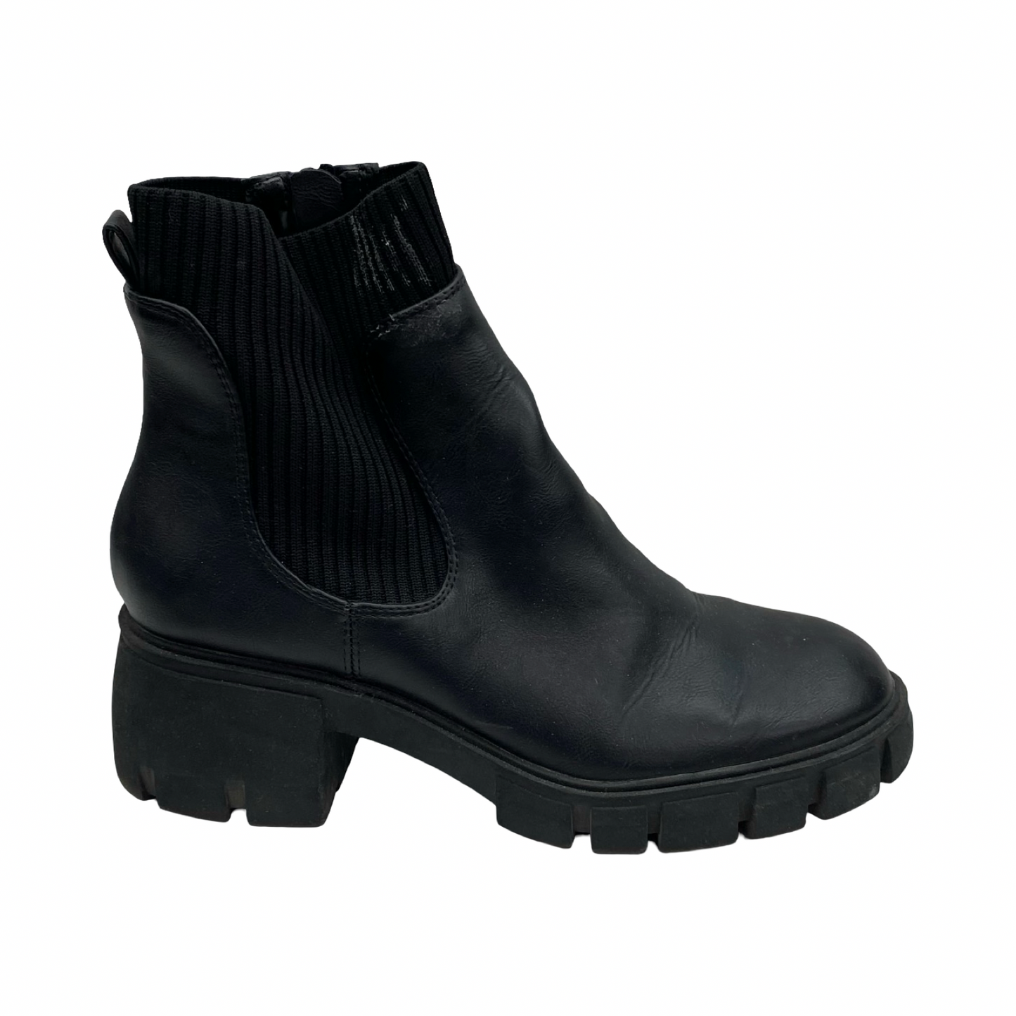 Boots Ankle Heels By Universal Thread In Black, Size:8.5