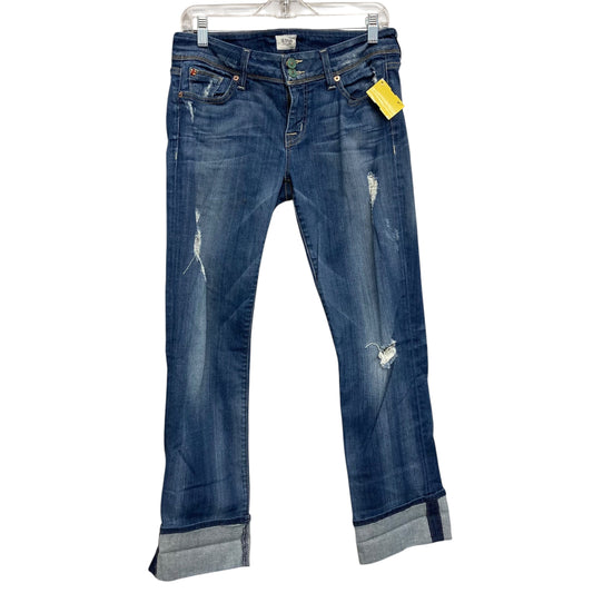Jeans Straight By Hudson In Blue Denim, Size:8
