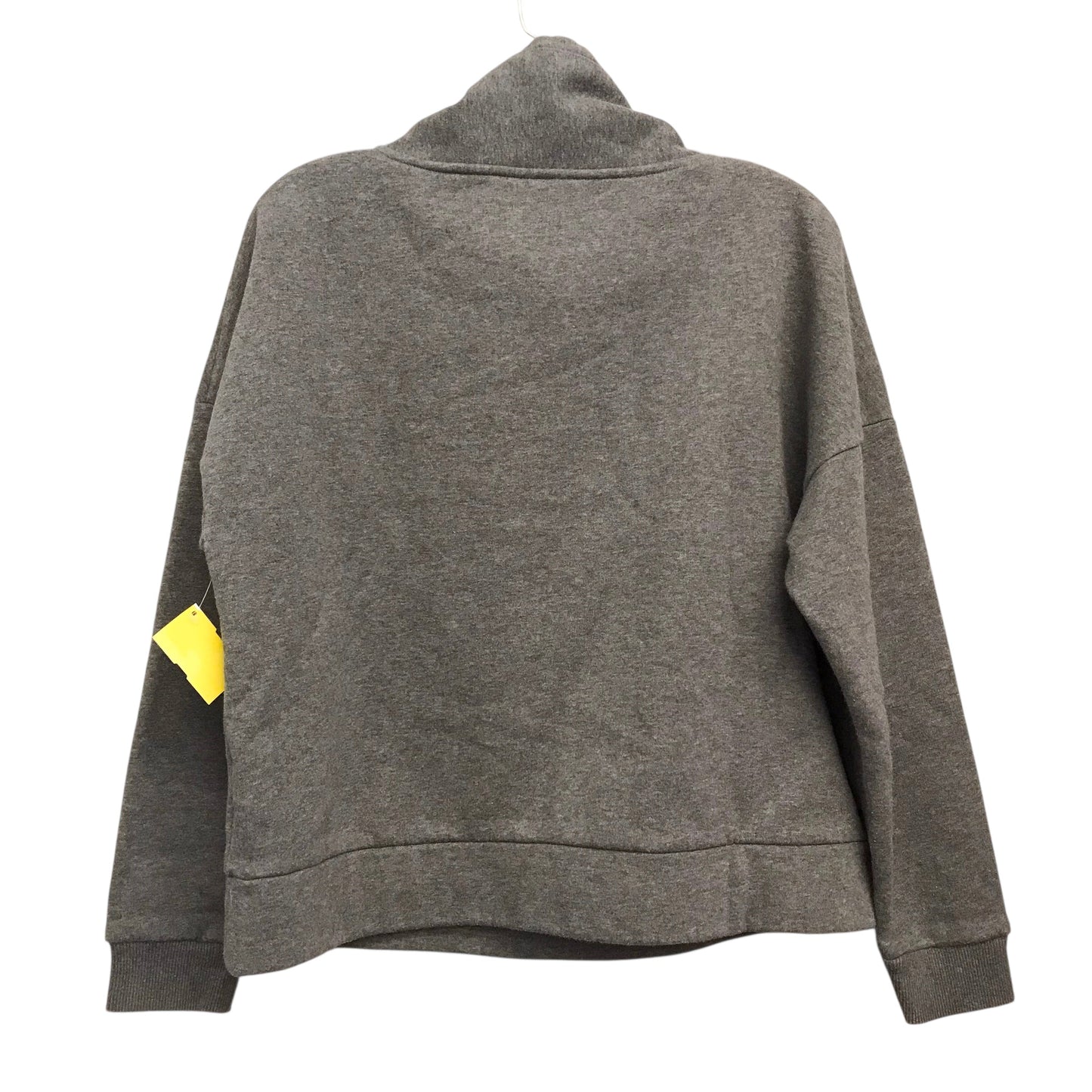 Athletic Top Ls Collar By Banana Republic In Grey, Size:L