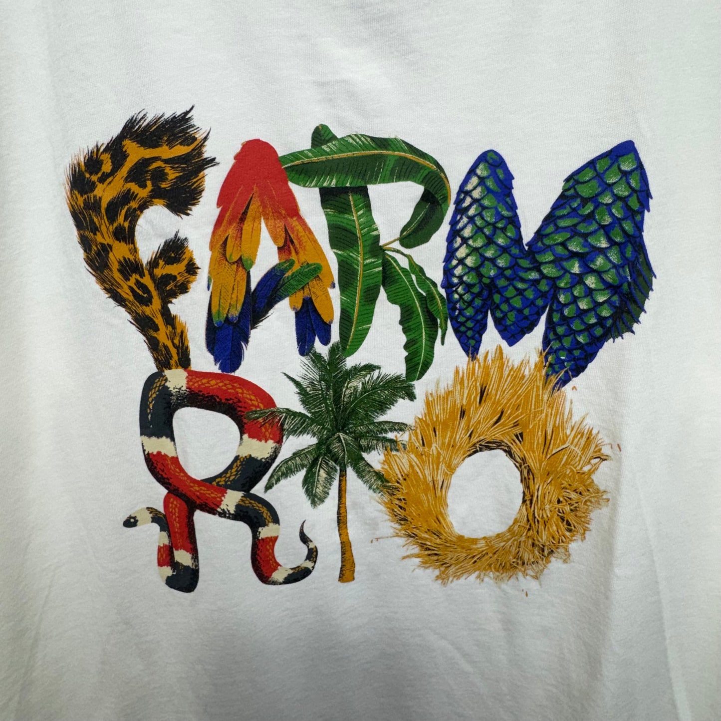 “Farm Rio” Graphic Tee By Farm Rio In White, Size: M