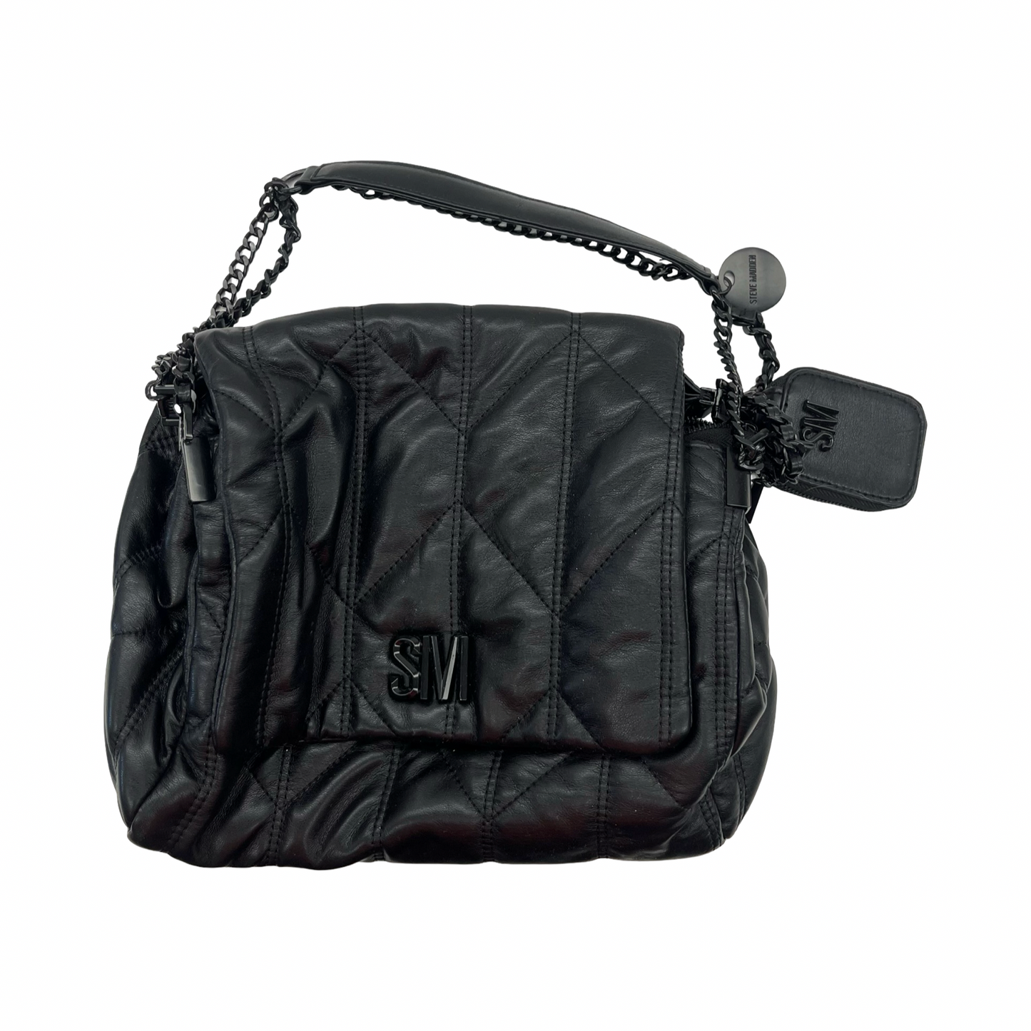 Handbag By Steve Madden In Black, Size:Small