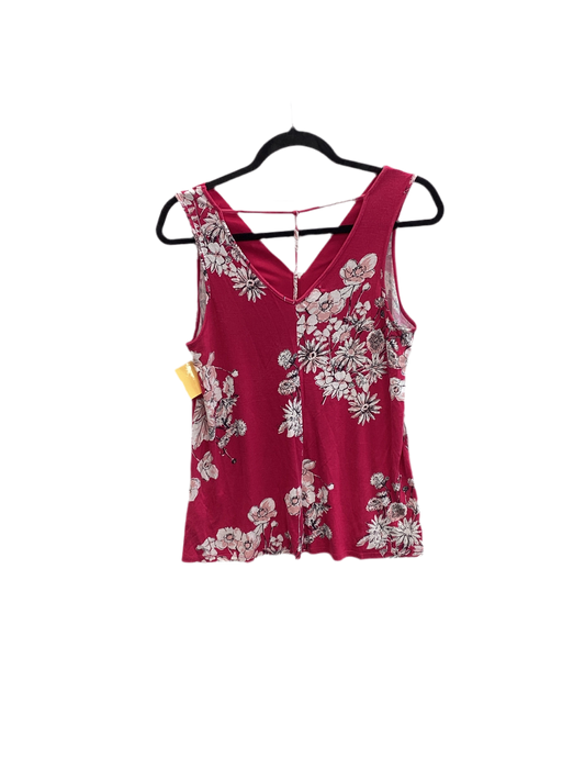Top Sleeveless By Maurices In Pink, Size:M