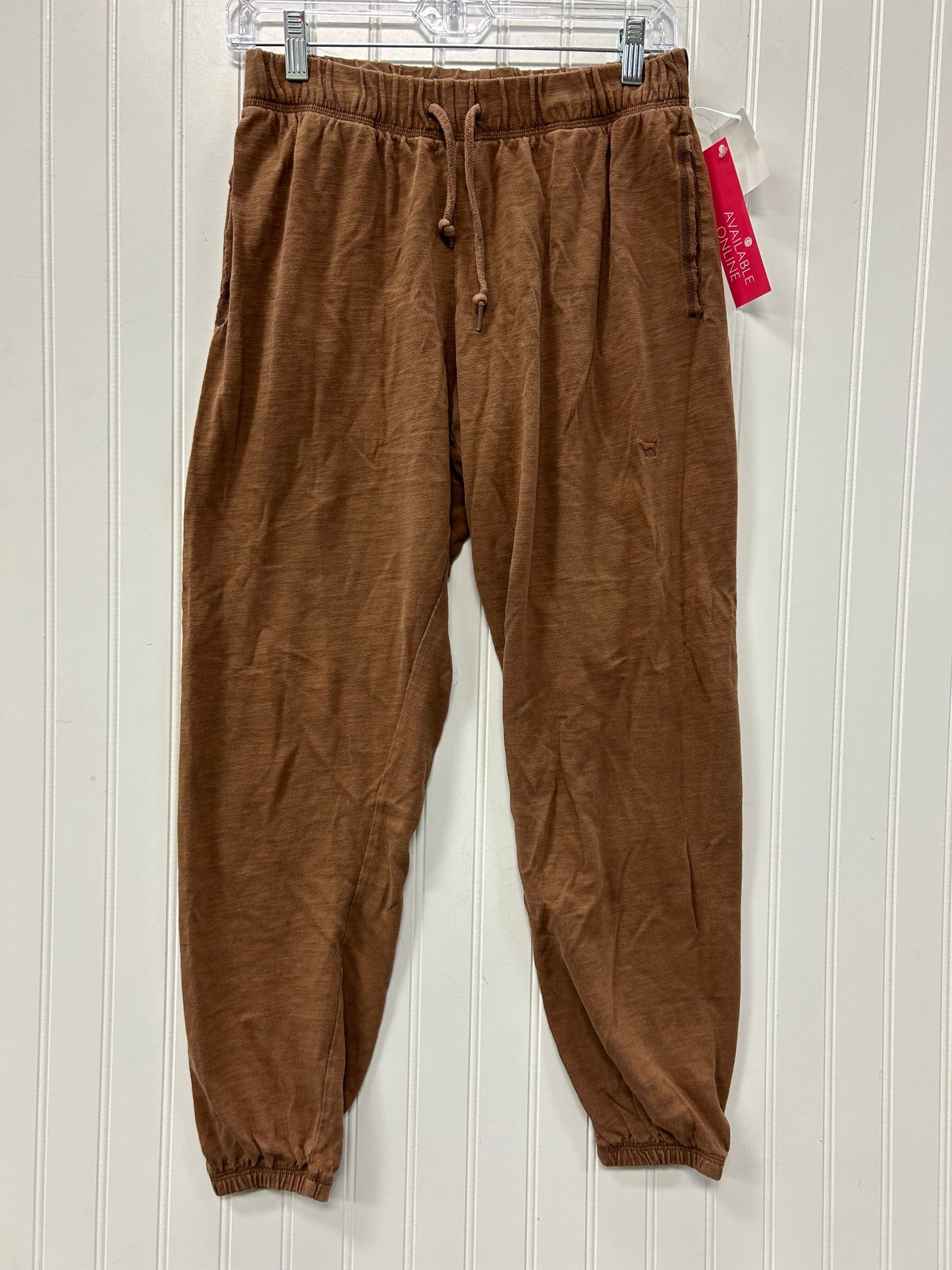 Athletic Pants By Pink In Brown, Size:M