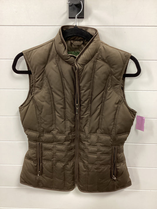 Vest Puffer & Quilted By Eddie Bauer In Brown, Size:S
