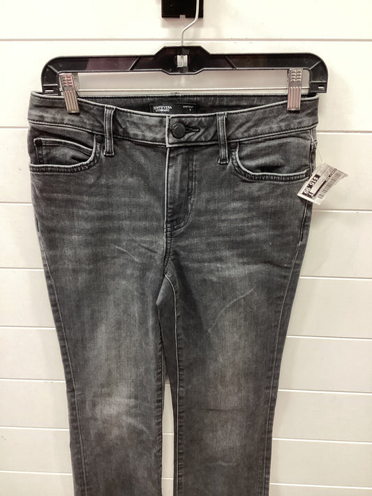 Jeans Boot Cut By Simply Vera In Grey Denim, Size:4