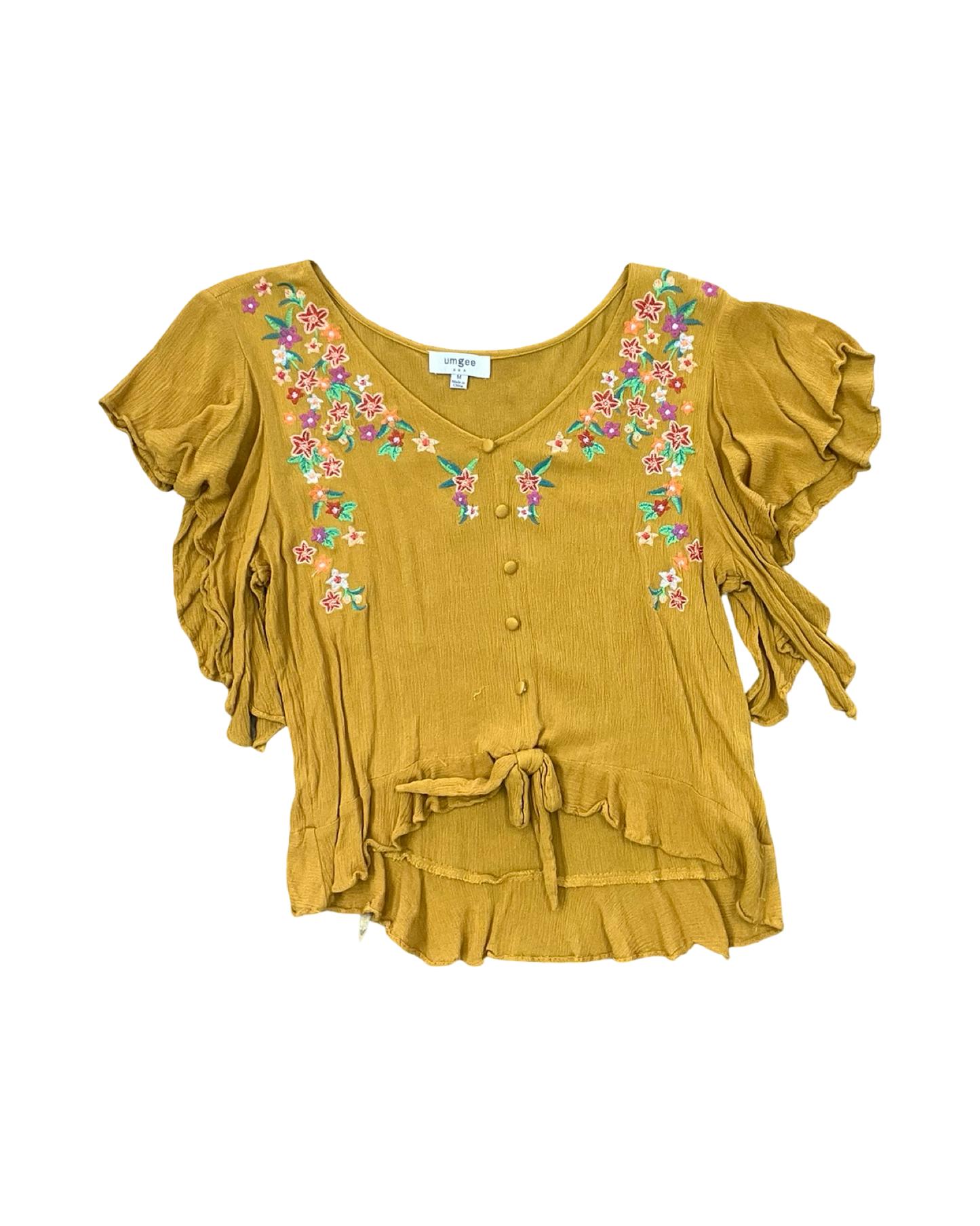Top Ss By Umgee In Yellow, Size:M