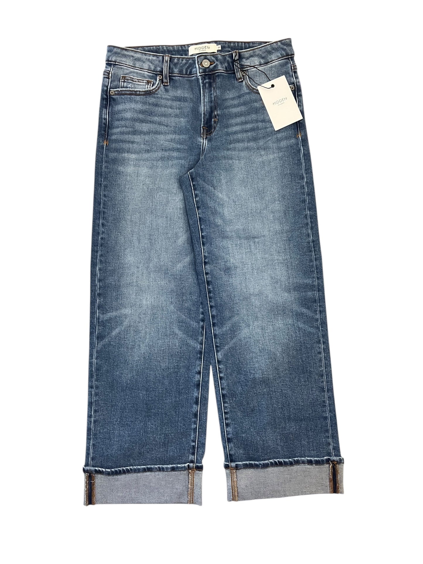 Jeans Wide Leg By Hidden In Blue Denim, Size:8