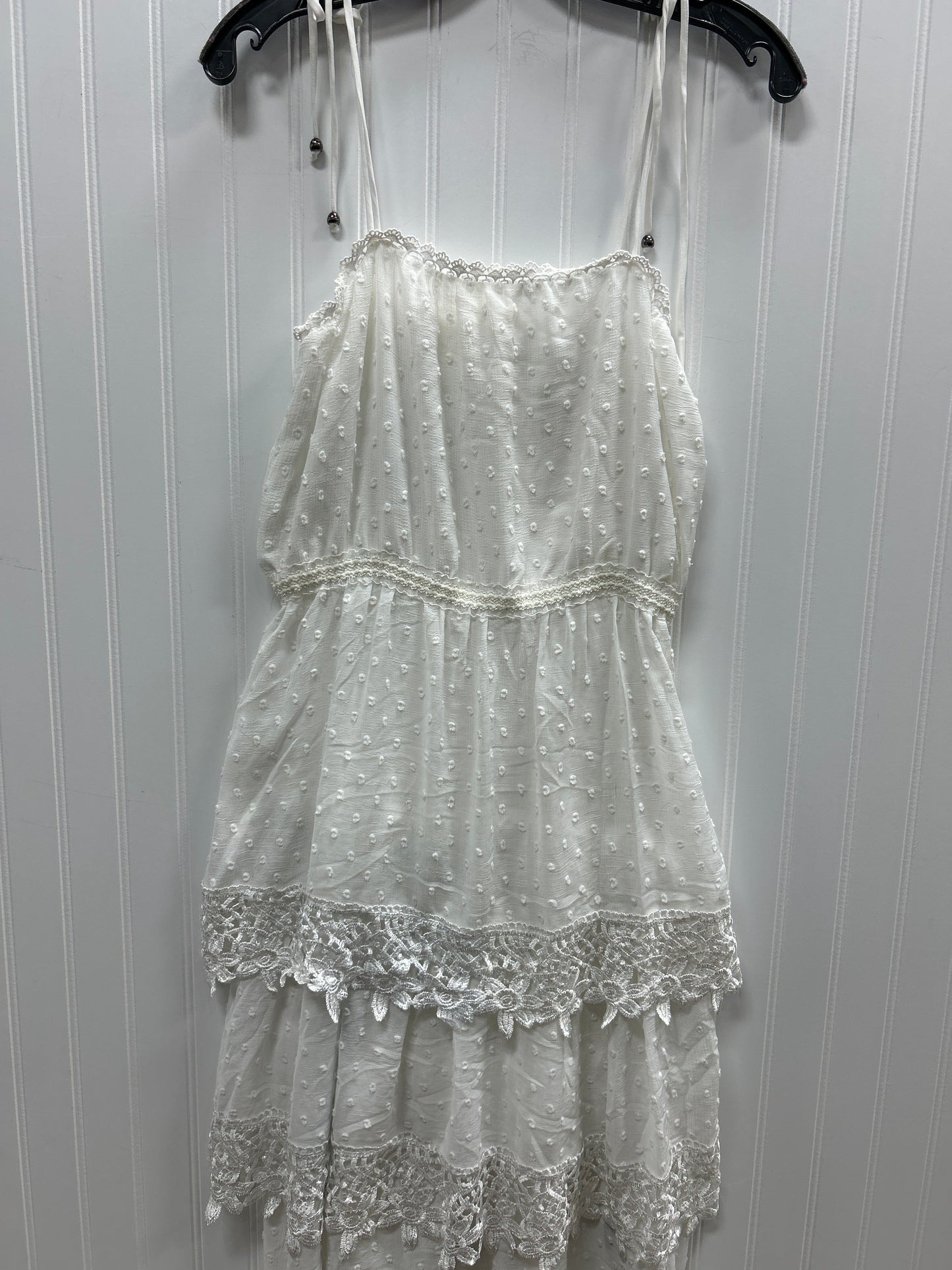Dress Casual Midi By Pol In White, Size:S