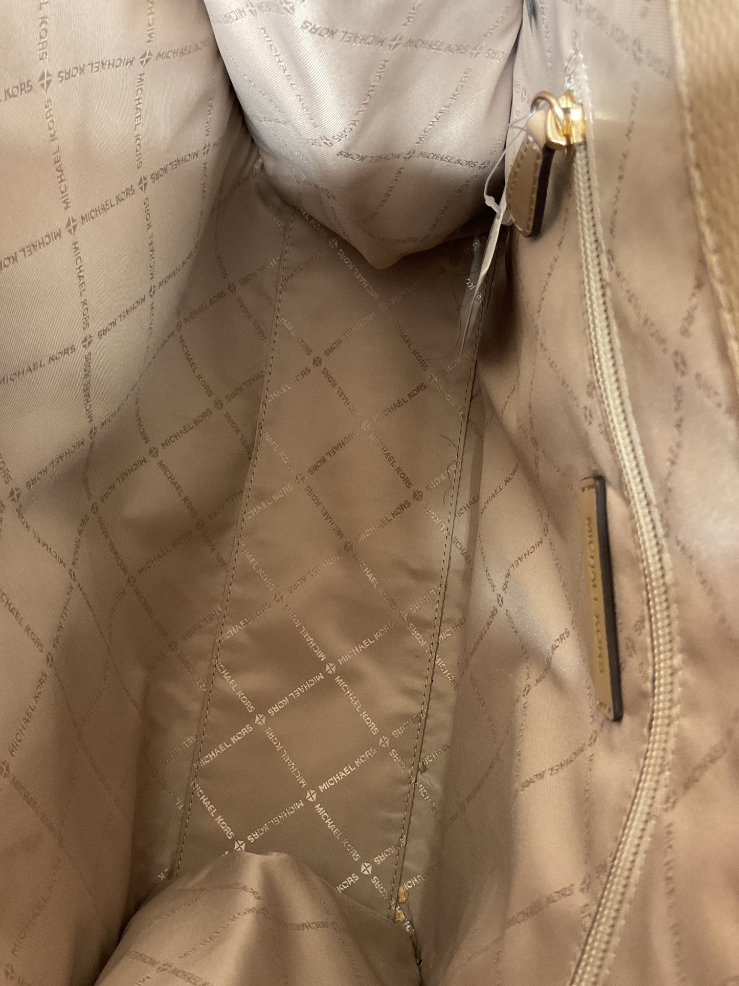 Handbag Designer By Michael Kors In Brown, Size:Large