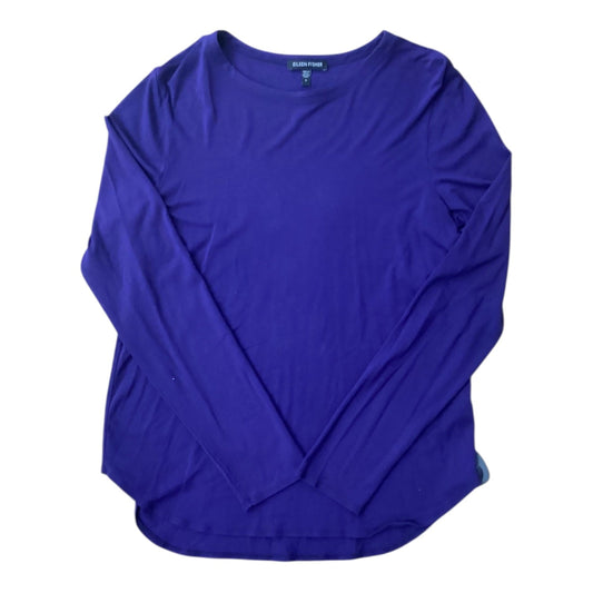 Top Ls By Eileen Fisher In Purple, Size:S