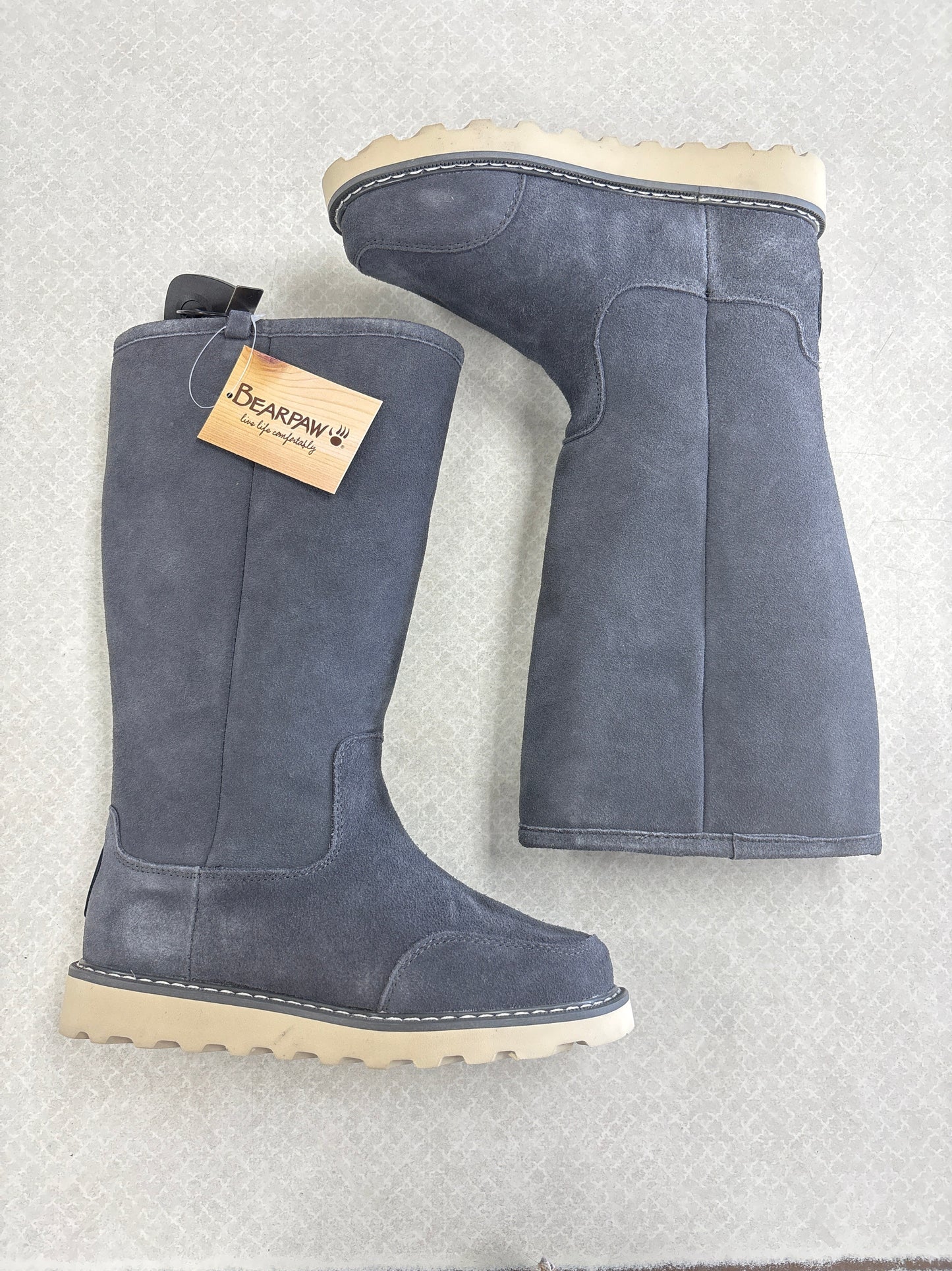 BOOTS KNEE FLATS by BEARPAW In BLUE, Size: 6