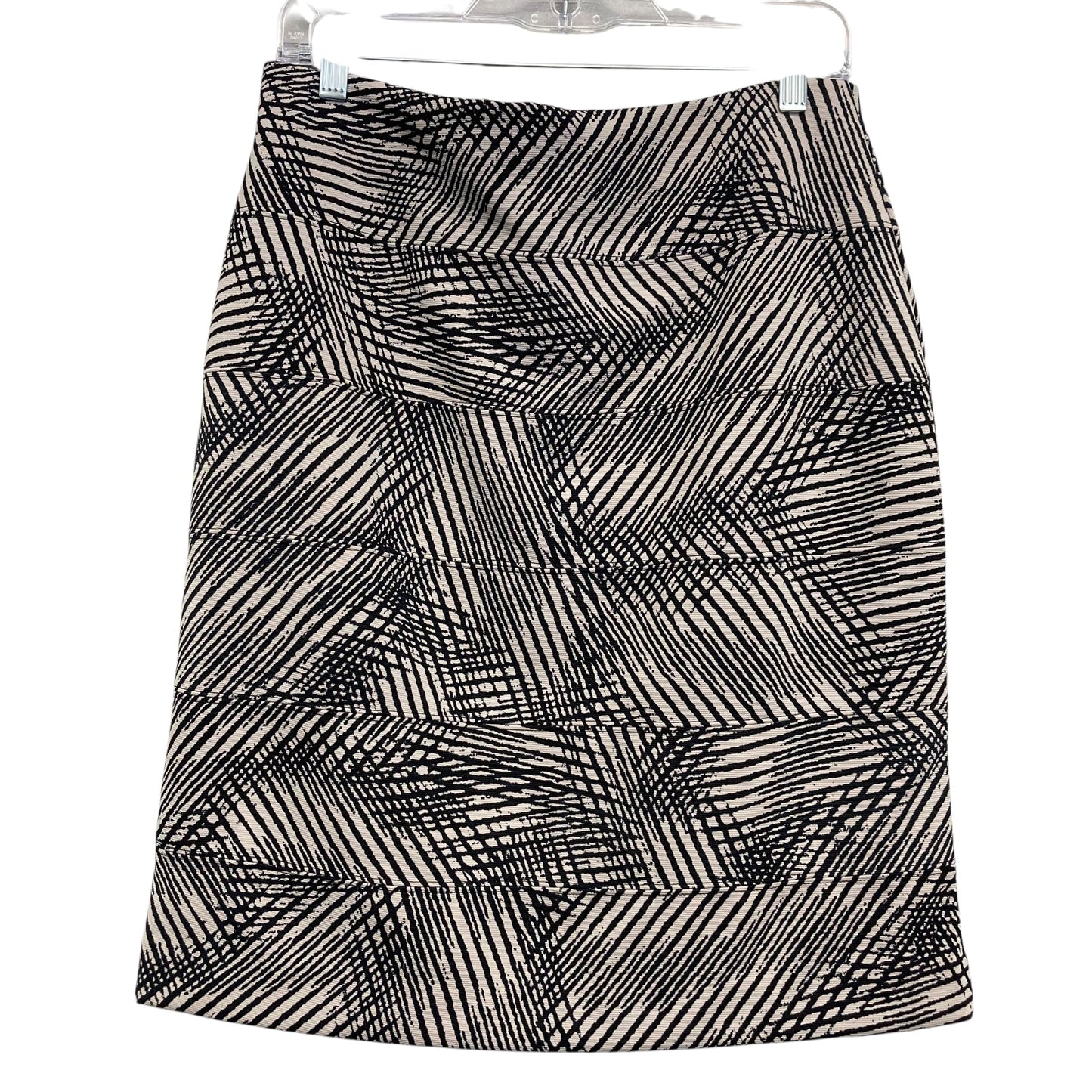 Skirt Midi By Alfani In Black & Tan, Size:8