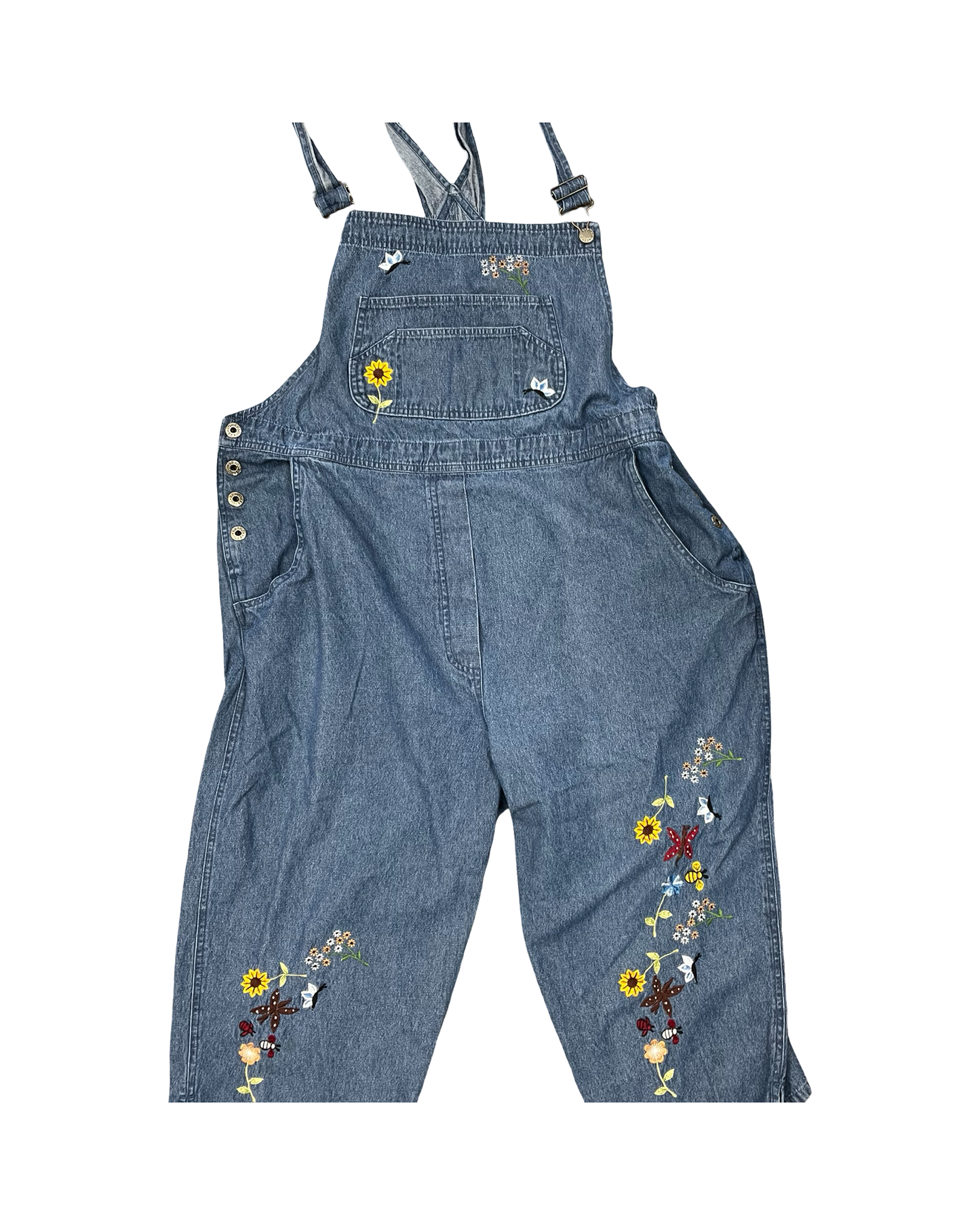 Overalls By Agapo In Blue Denim, Size:1X