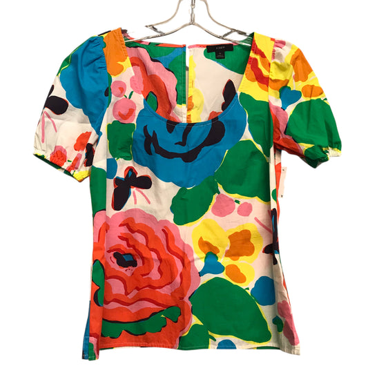 Top Ss By J. Crew In Multi, Size:Xsp