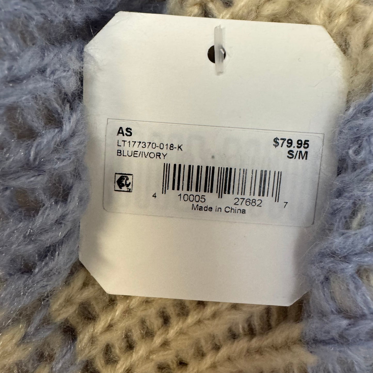 Sweater Cardigan By Altard State In Blue & Ivory, Size: M