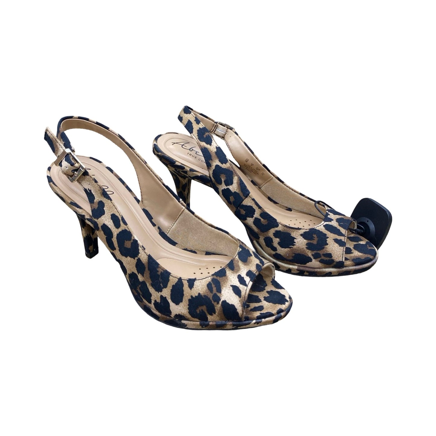 Shoes Heels Stiletto By Abella In Animal Print, Size:7