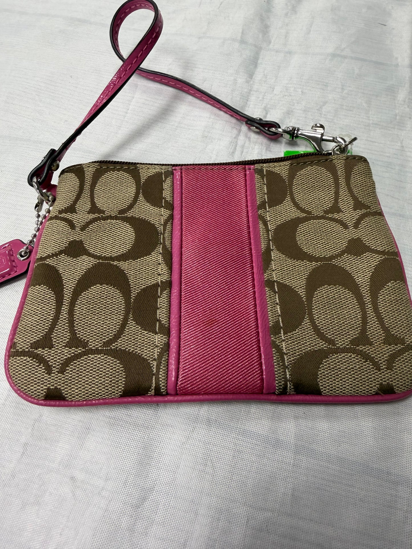 Wallet Designer By Coach In Cream & Purple, Size:Medium