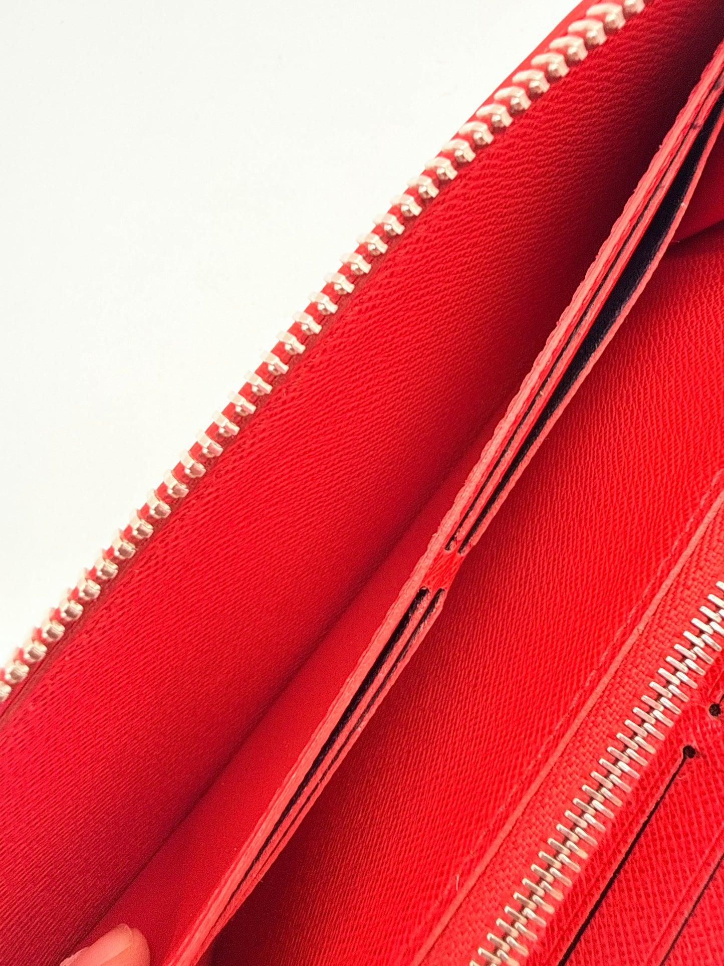 Wallet Luxury Designer By Louis Vuitton In Red, Size:Medium