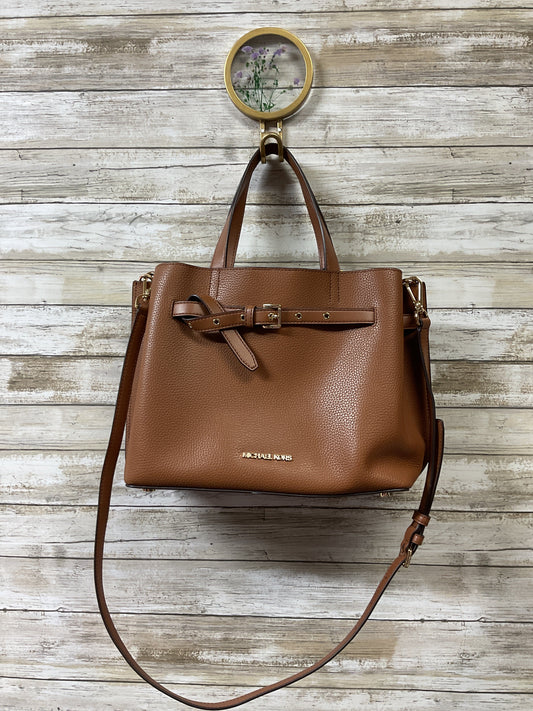 Handbag Designer By Michael Kors In Brown, Size:Medium
