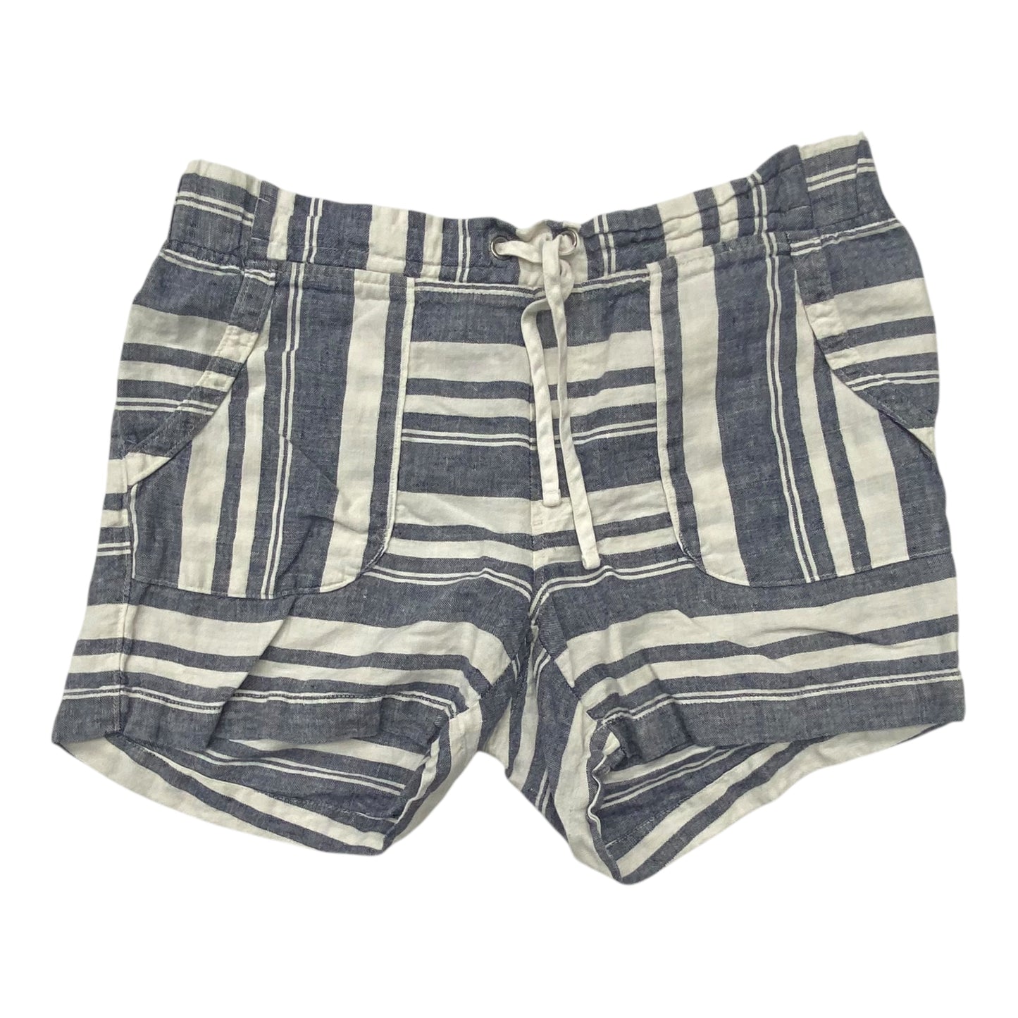 Athletic Shorts By Athleta In Blue & White, Size:14