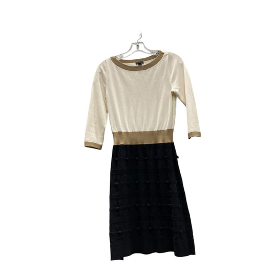 Dress Work By Ann Taylor In Cream, Size:S