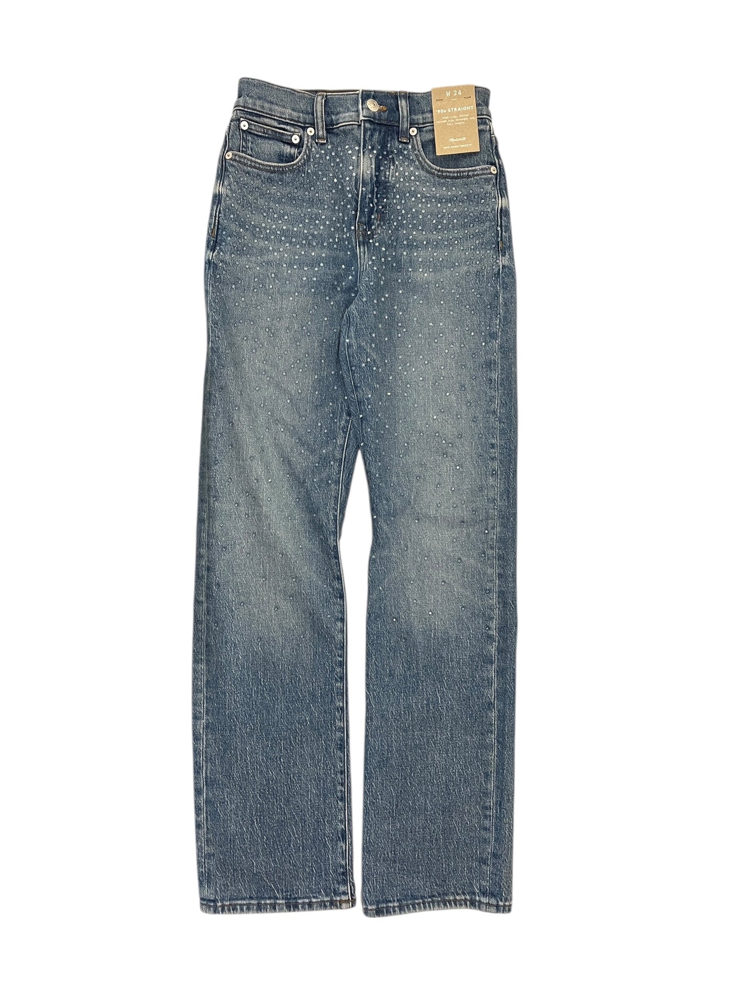 Jeans Straight By Madewell In Blue Denim, Size:0