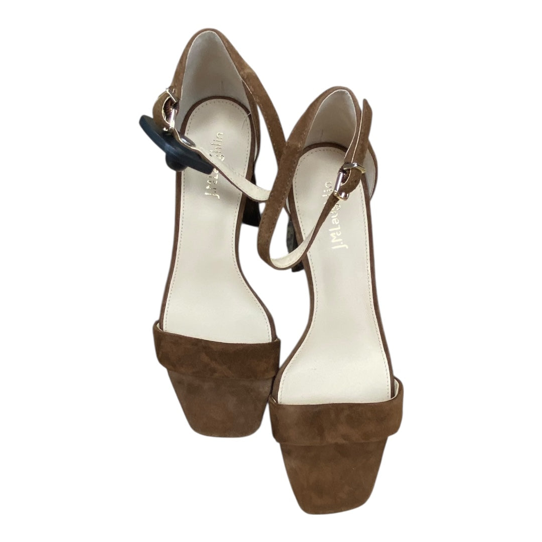 Shoes Heels Block By J. MCLAUGHLIN In Brown, Size:8.5