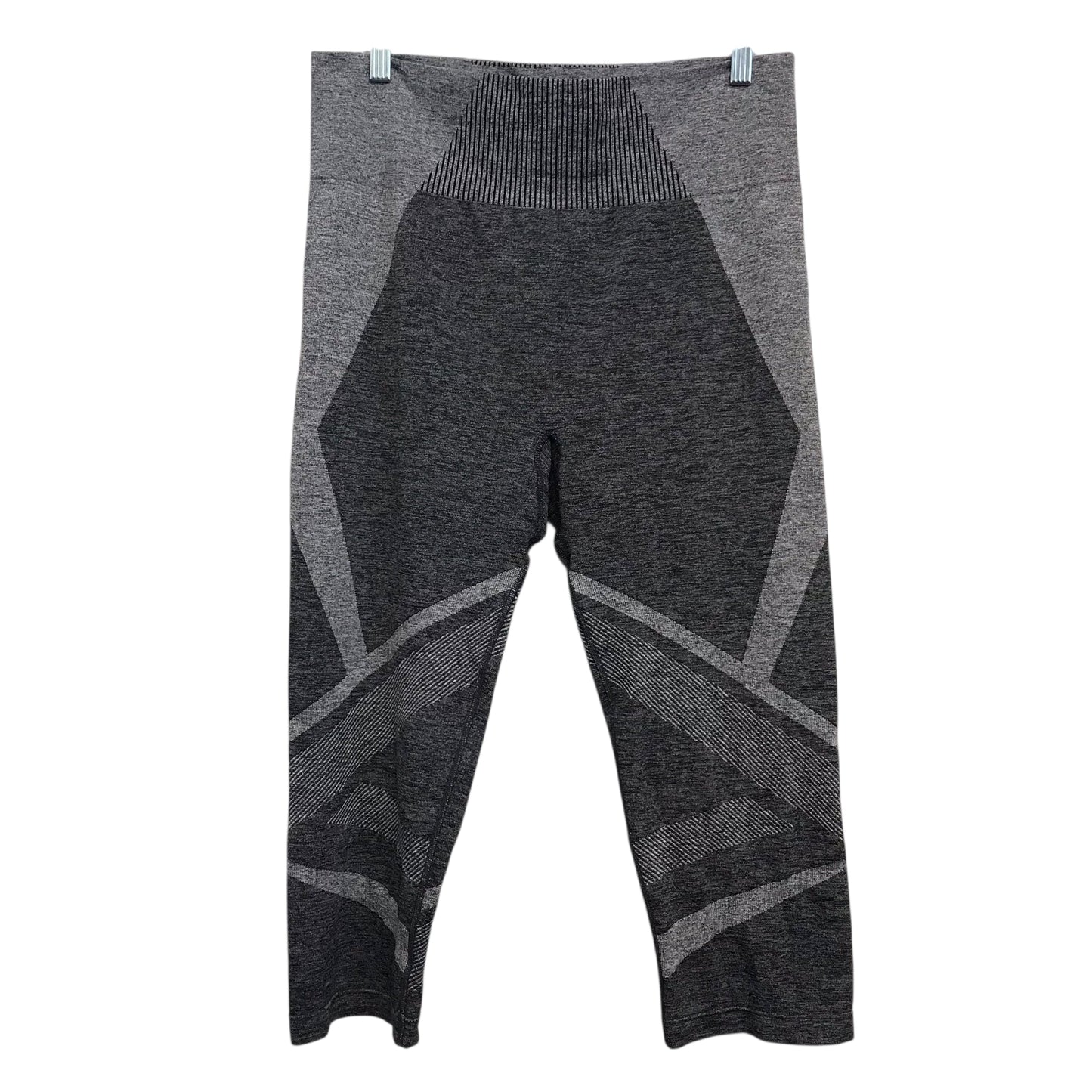 Athletic Leggings By Livi Active In Black & White, Size:1X