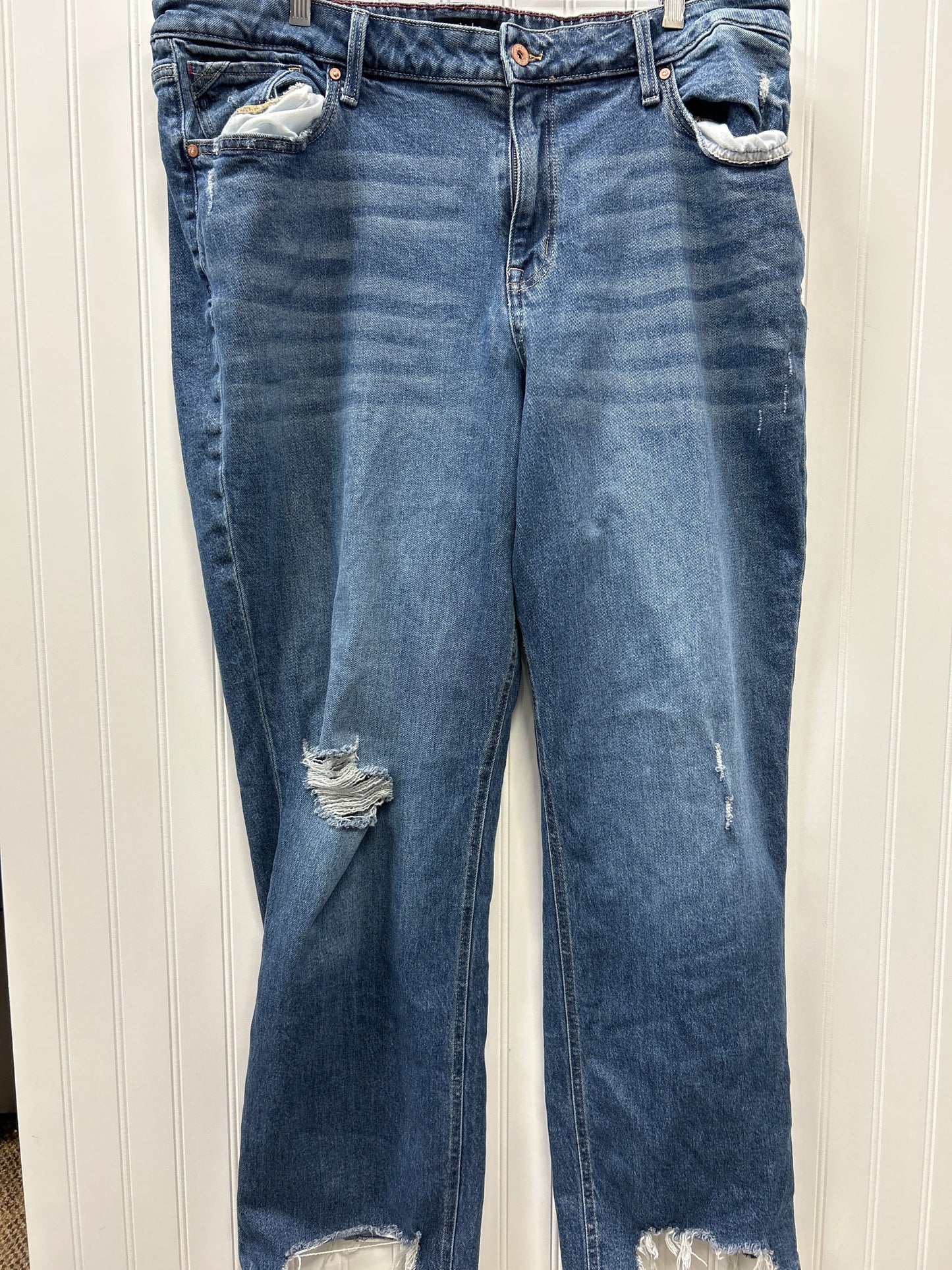 Jeans Straight By Maurices In Blue Denim, Size:22