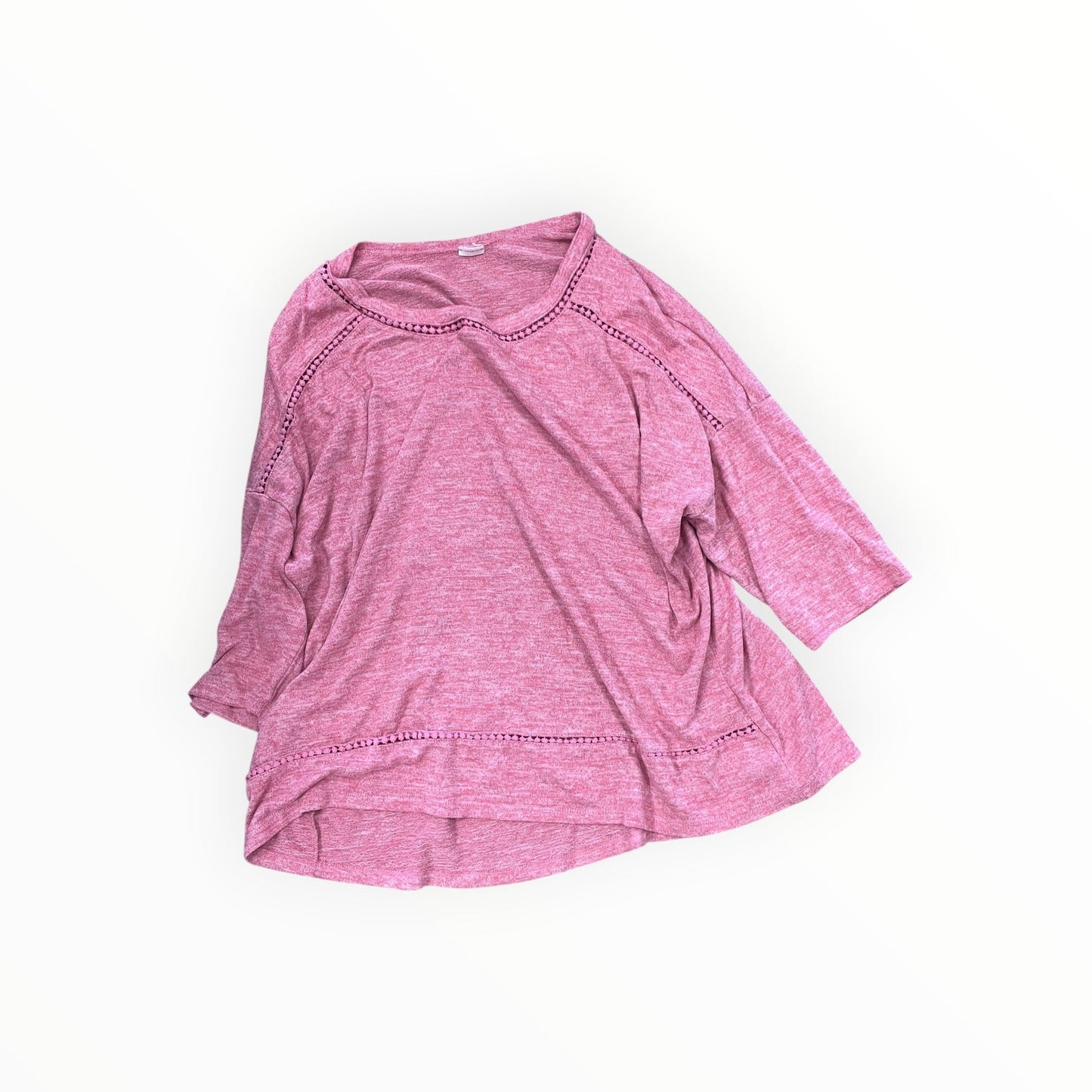 Top Ss By Clothes Mentor In Pink, Size:2X