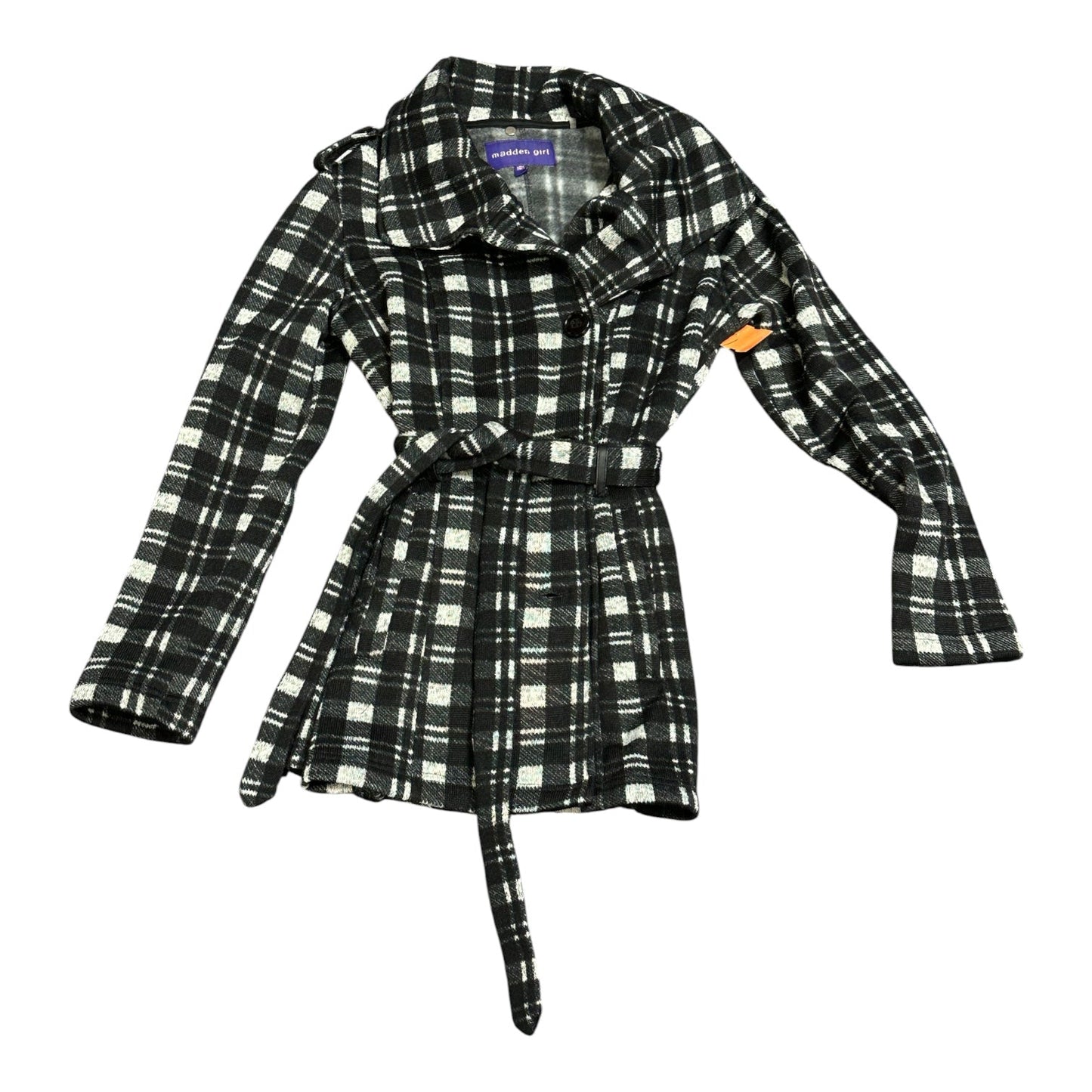 Coat Other By Madden Girl In Black & Grey, Size:M