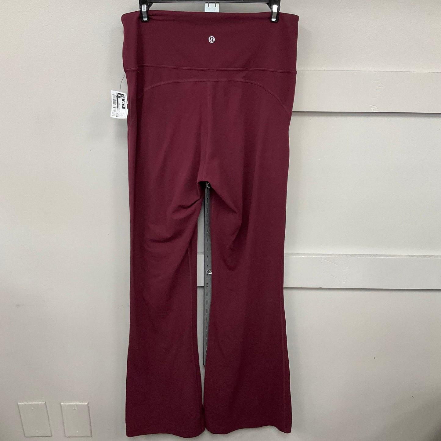 ATHLETIC LEGGINGS by LULULEMON In MAROON, Size: 12