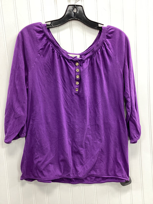 Top Ls By Loft In Purple, Size:M