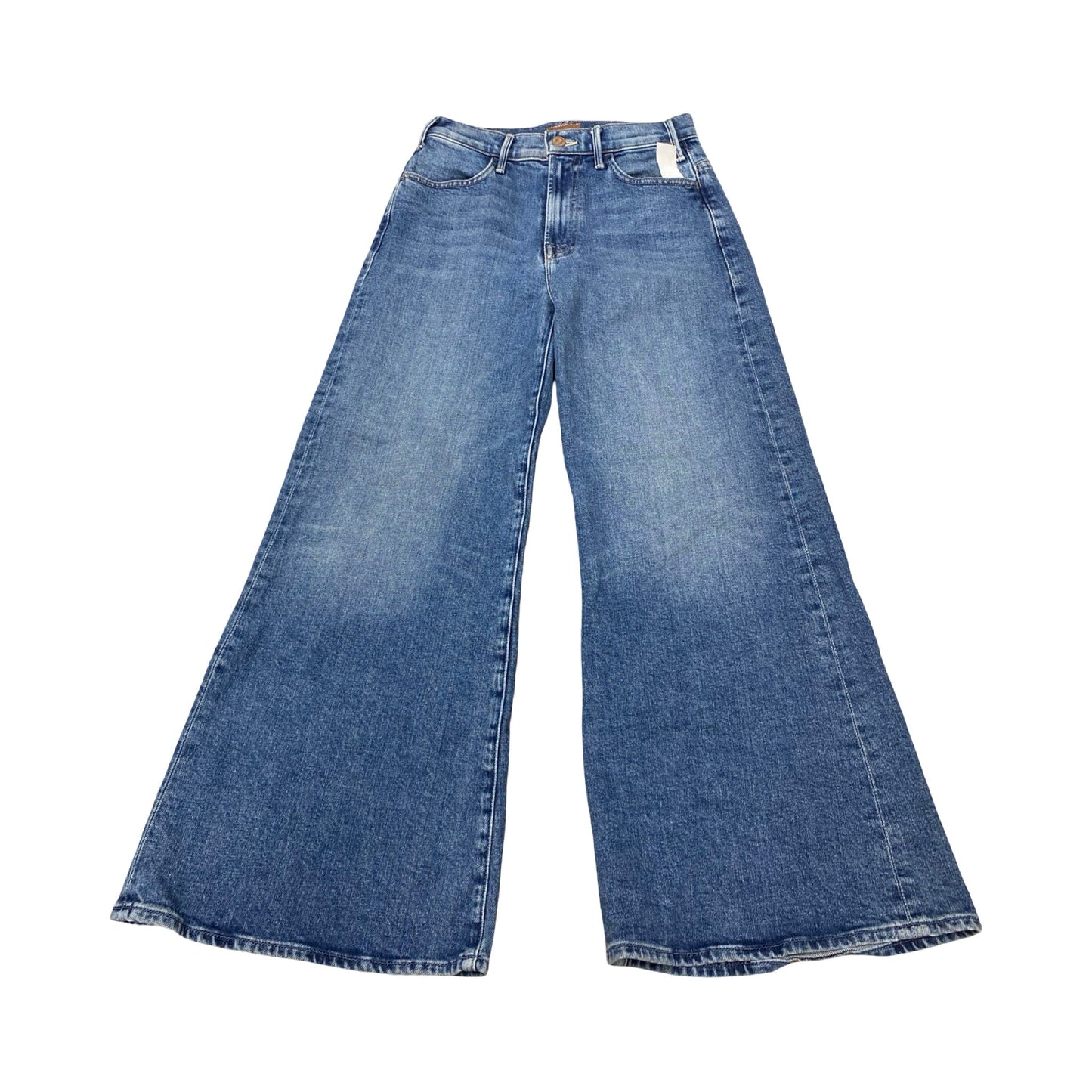 Jeans Wide Leg By Mother In Blue Denim, Size:0