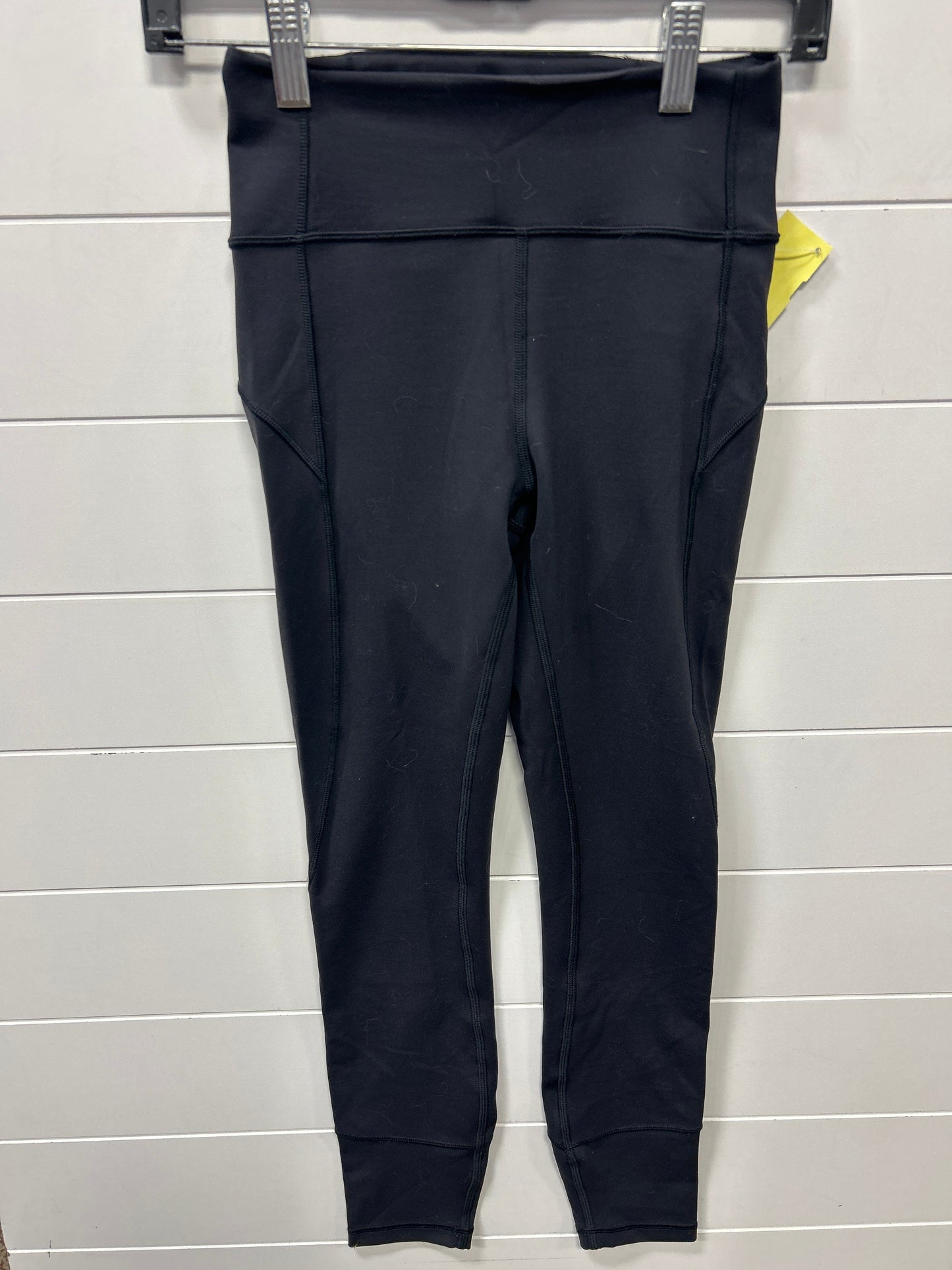 Athletic Leggings By Lululemon In Black, Size:4