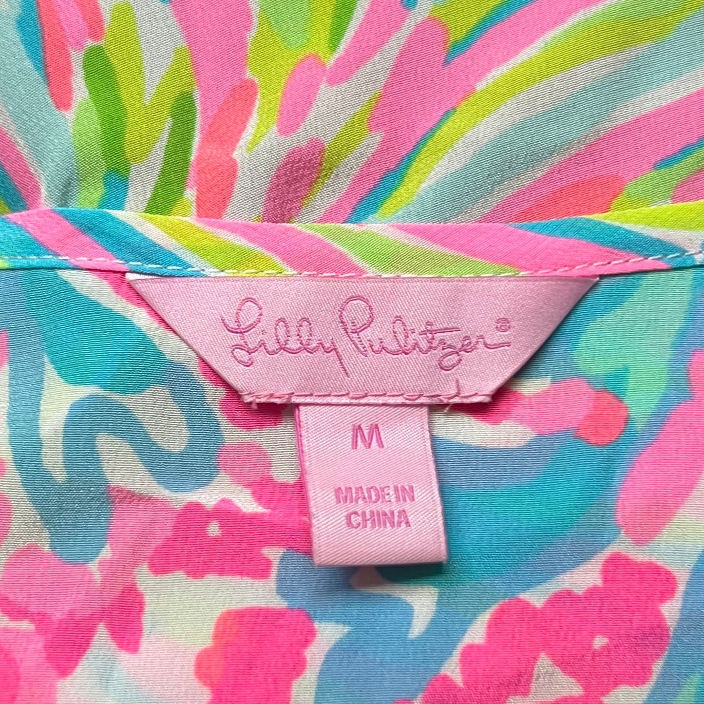 Top Sleeveless Designer By Lilly Pulitzer In Multi-colored, Size: M