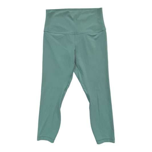 Athletic Leggings By Lululemon In Green, Size:8