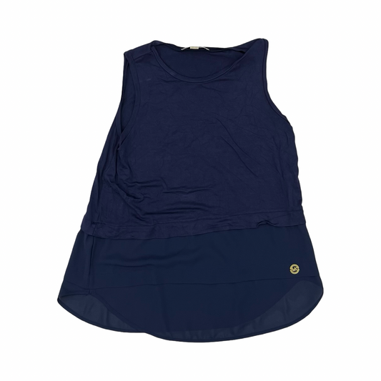 Top Sleeveless Designer By Michael Kors In Navy, Size:M