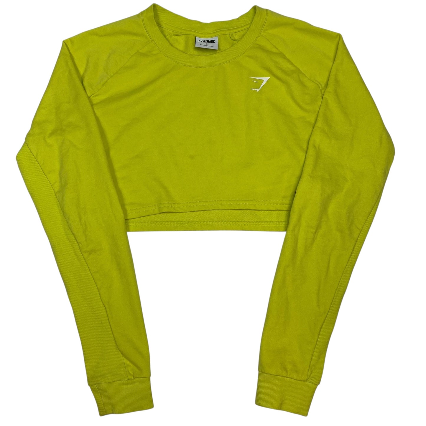 Athletic Sweatshirt Crewneck By Gym Shark In Green, Size:S