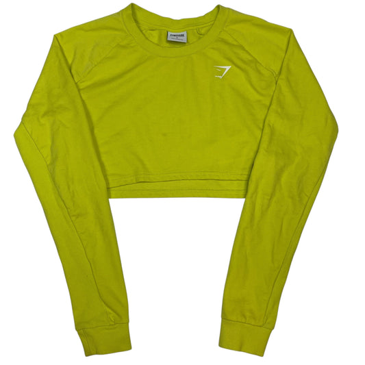 Athletic Sweatshirt Crewneck By Gym Shark In Green, Size:S